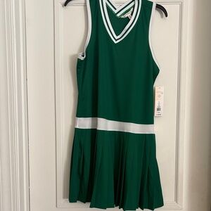 Green Sleeveless Golf Dress